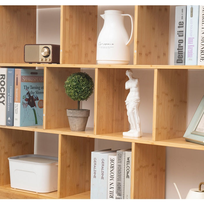 Bamboo Cube Bookshelf / Display shelf