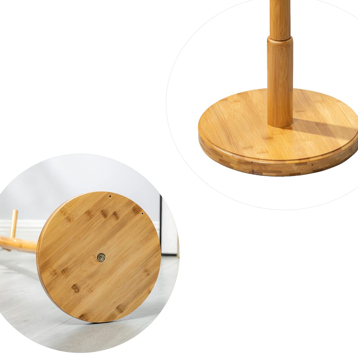 Bamboo Floor Standing Coat Rack