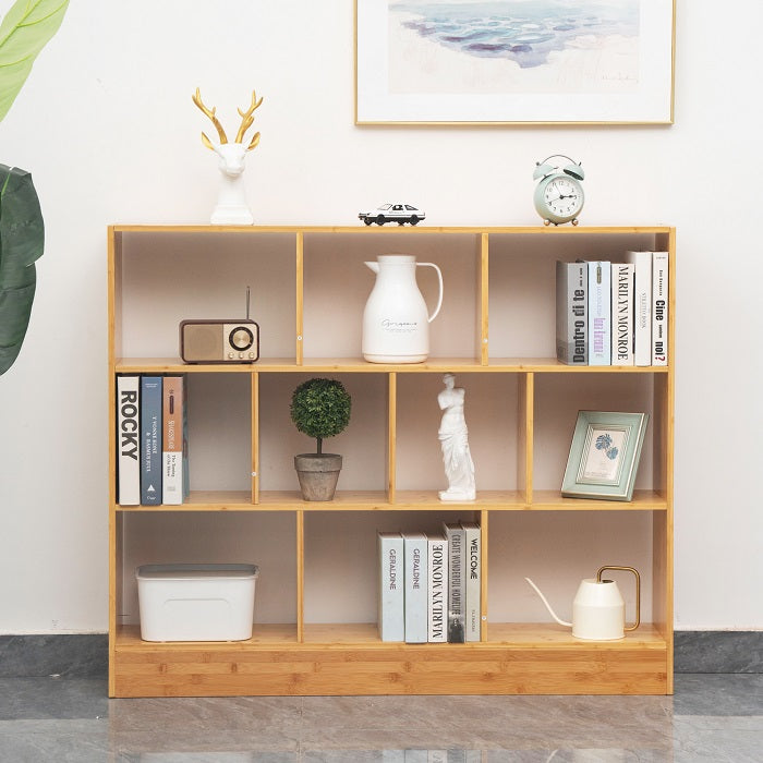 Bamboo Cube Bookshelf / Display shelf